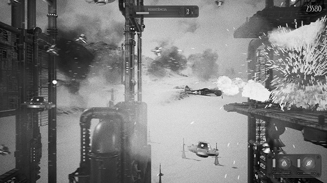 Esquadrão 51, o jogo de nave indicado para Melhor Arte no BIG 2017