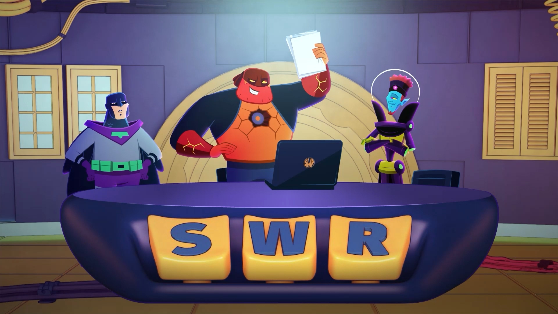 Super Writers Room | Série de animação faz sátira com super-heróis roteiristas